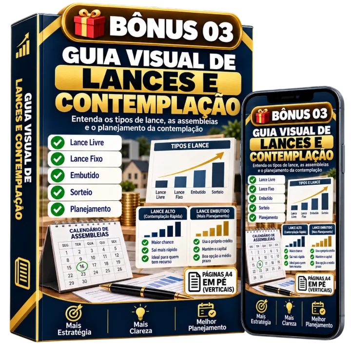 Mockup Bônus 3: Guia Visual de Lances e Contemplação