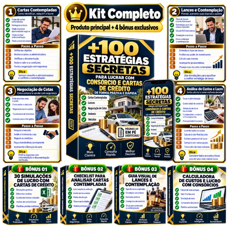Mockup do Kit Completo