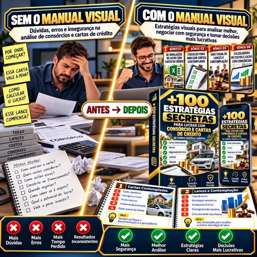 Mockup demonstrativo do material